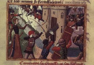 Presentation of the Dauphin 1403-61 the future Charles VII of France to the City of Paris from the Vigils of Charles VII 1484