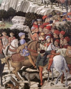 Procession of the Oldest King (detail 2) 1459-60