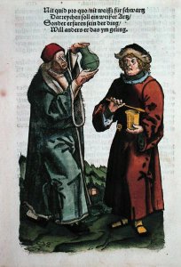 St. Damian and St. Cosmas, illustration from the Feldtbuch der Wundartzney by Hans von Gersdorff, c.1540